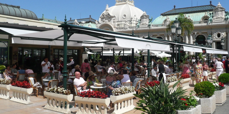 Ab Markiser Cafe de Paris i Monte Carlo